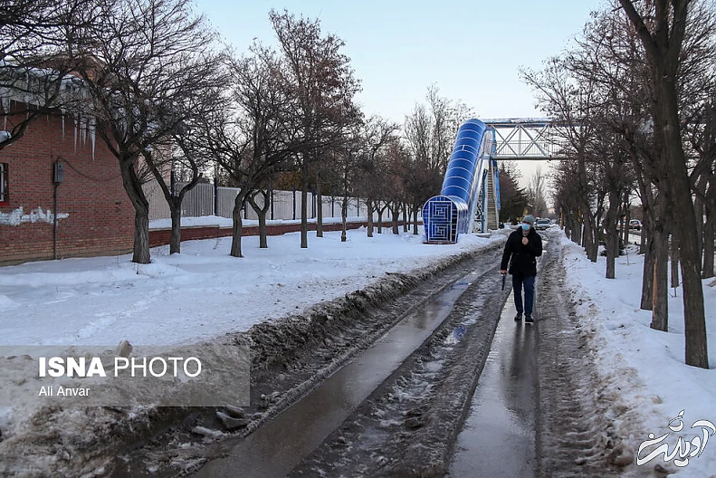 (تصاویر) اردبیل پس از ۱۰ روز بارش برف